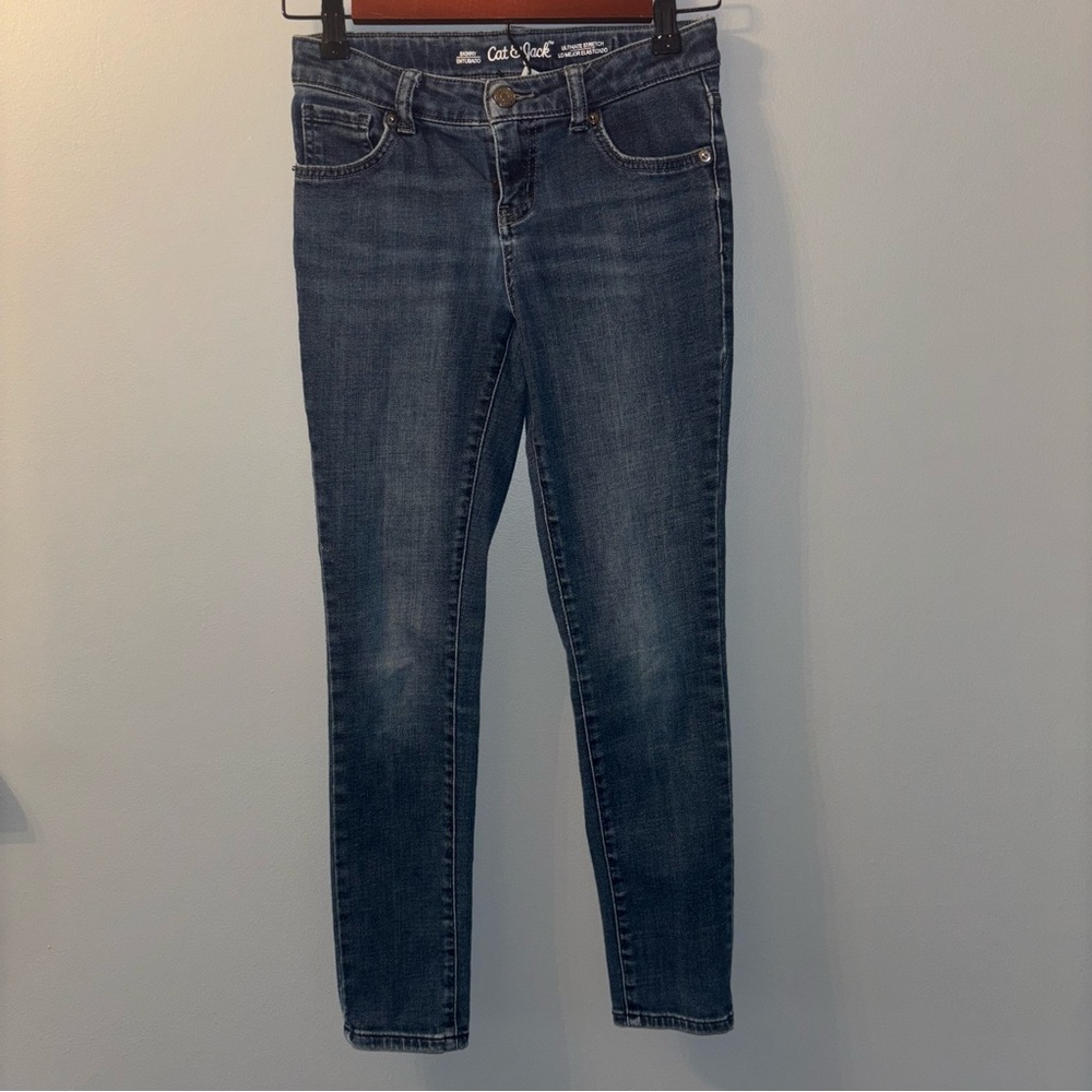 Girls' Cat & Jack Skinny Blue Jeans - Size 12